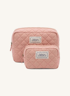 Editions Aimable - Bolsa de cosméticos Tuscany | Toalla de Rosa Gasosa