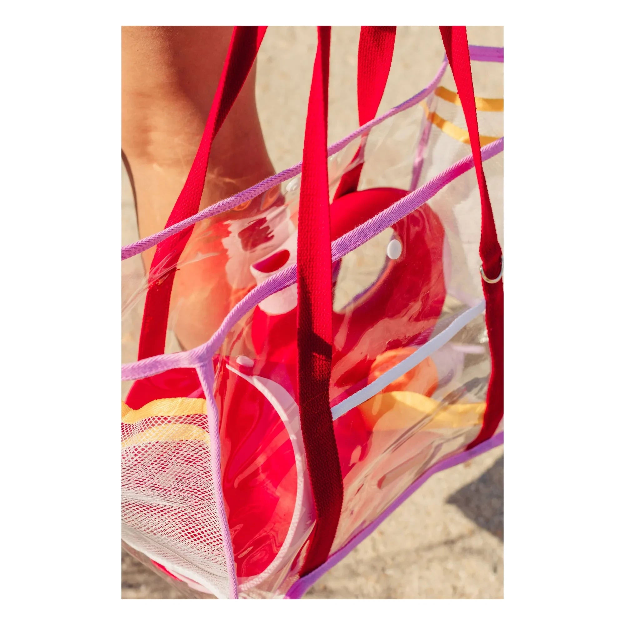 Quut - Juego de accesorios de playa | Rojo