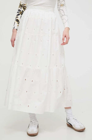 Falda de algodón Desigual VICENZA