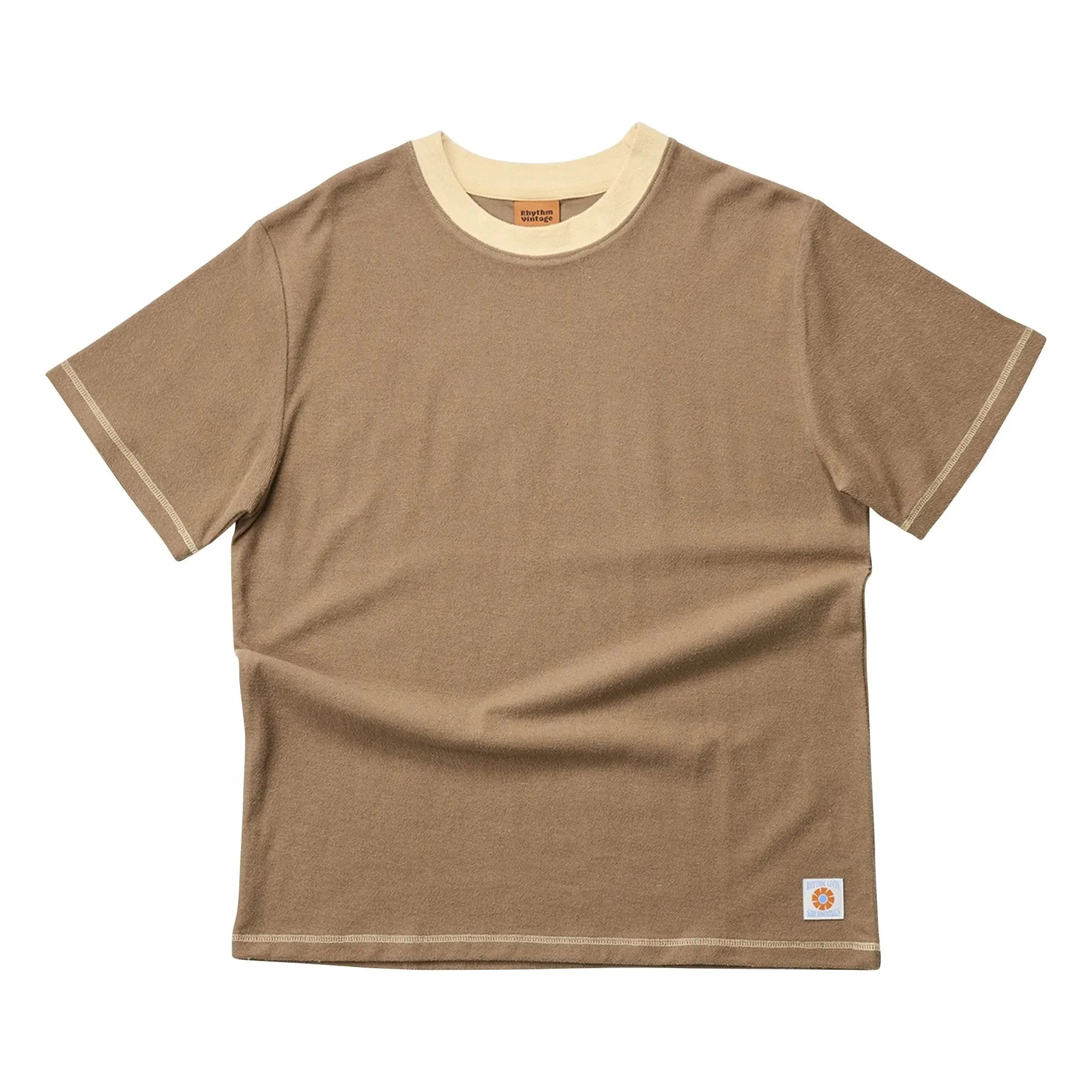 Rhythm - Camiseta Vintage Contraste | Marrón