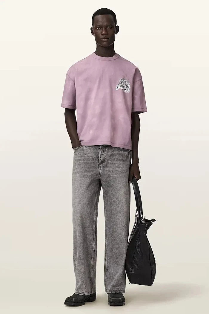 Camiseta de hombre de algodón y elastano de AllSaints, modelo AVALON