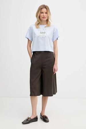 Camiseta de mujer de algodón MM by Max Mara FUNALE
