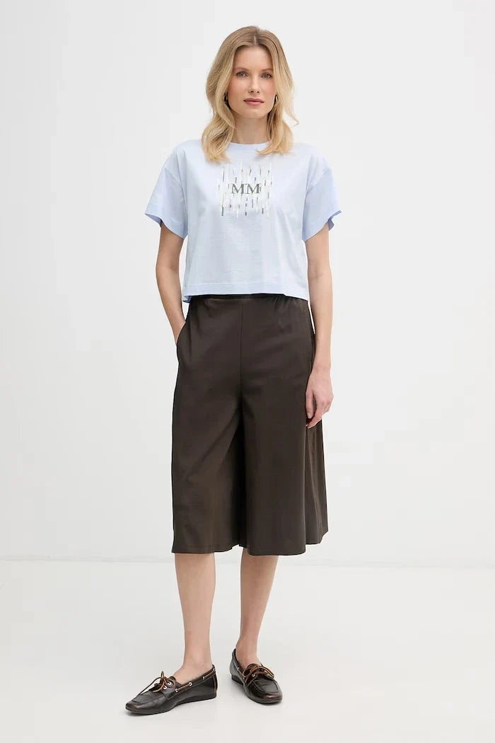 Camiseta de mujer de algodón MM by Max Mara FUNALE