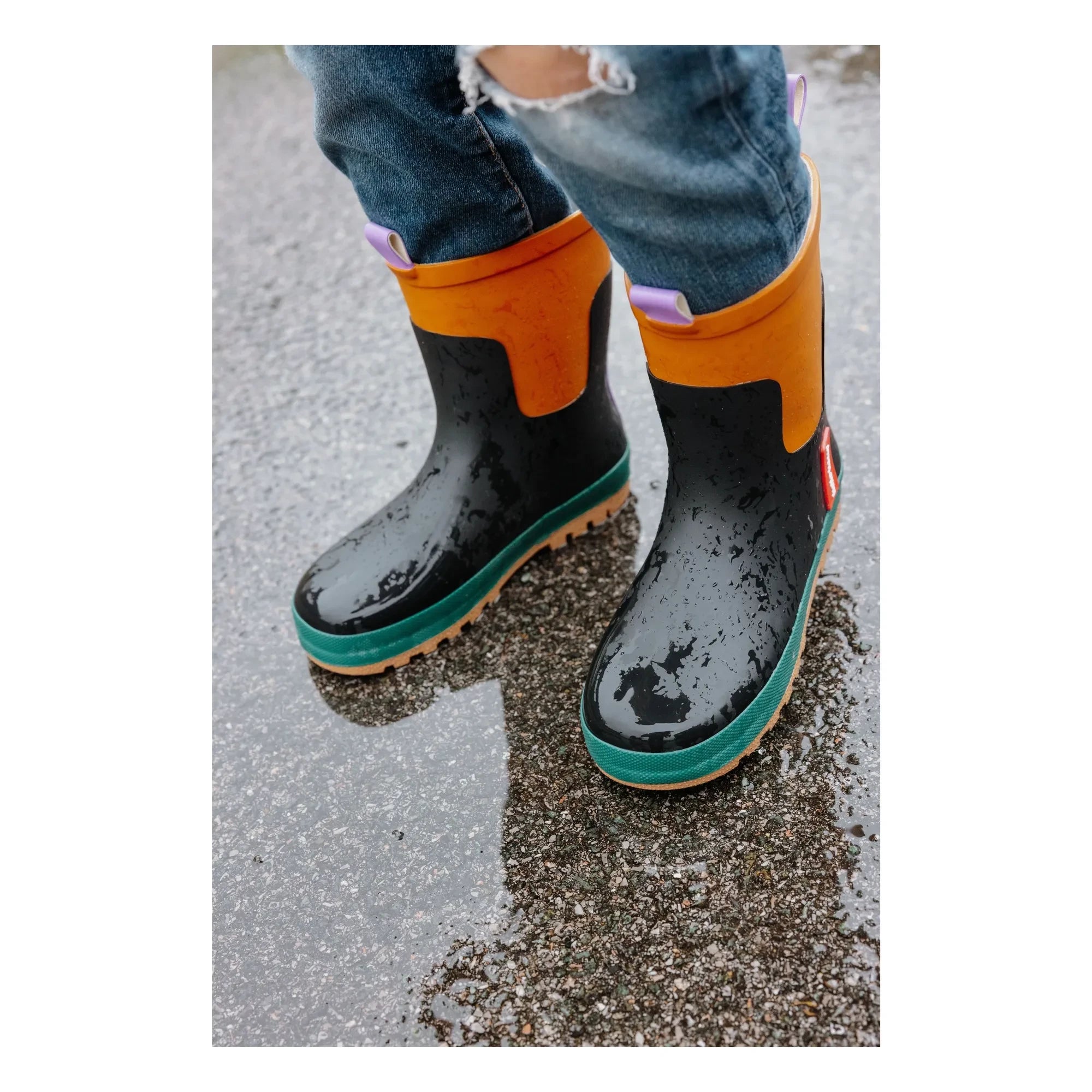 Hello Hossy - Botas de agua negras