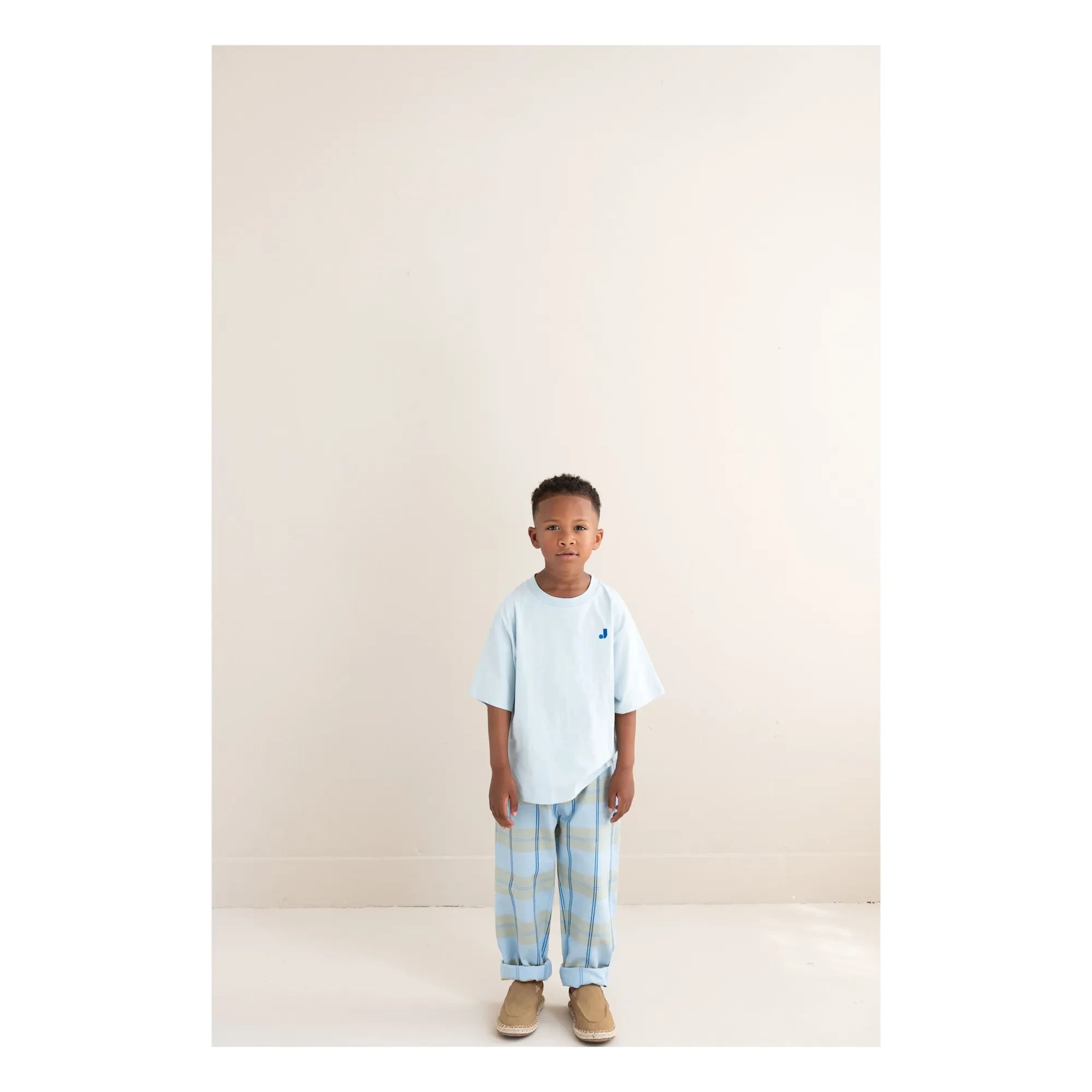 Jenest - Mase J camiseta de algodón orgánico | Azul claro