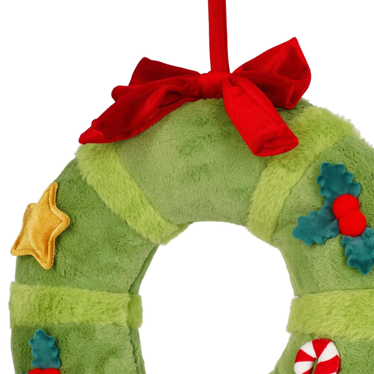 Legami - Corona de Juguete de Peluche - Ho-Ho-Hornaments