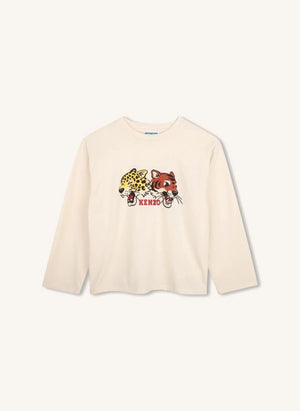 Kenzo - Kenzo Têtes Tigres Camiseta | Blanco
