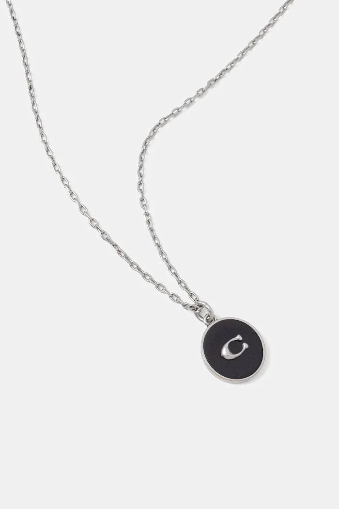 Collar Coach de metal para hombre