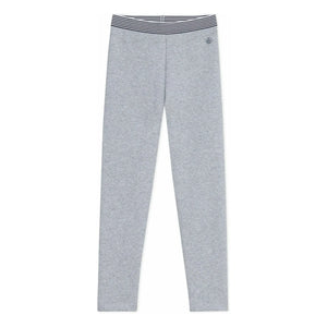 Petit Bateau - Jegging Elástico | Gris Mélange
