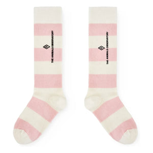 The Animals Observatory - Çizgili Solucan Çorapları | Açık Pembe
