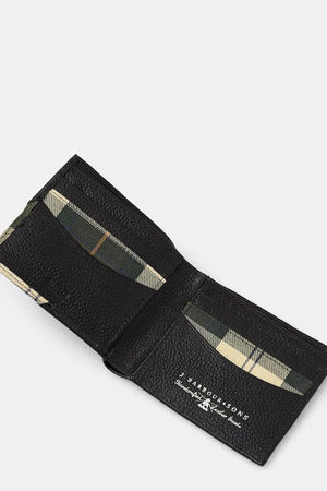 Cartera de cuero Barbour RFID para hombre Tarbert