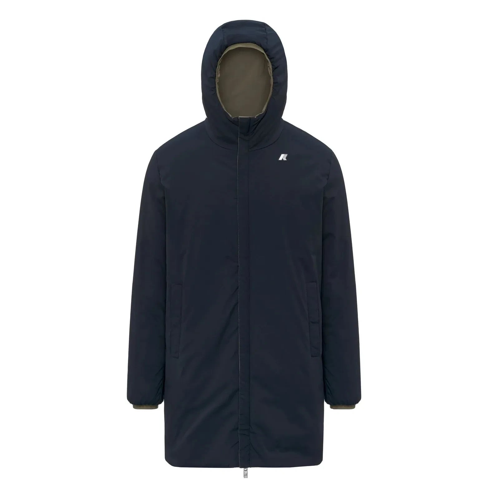 K-way - Jack St Warm Çift Taraflı Ceket | Haki
