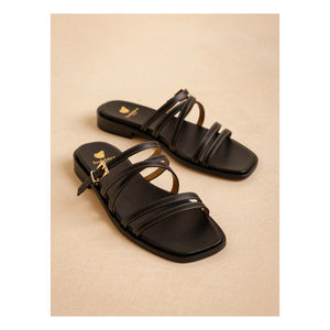 Bobbies - Sandalias de piel Isys | Negro