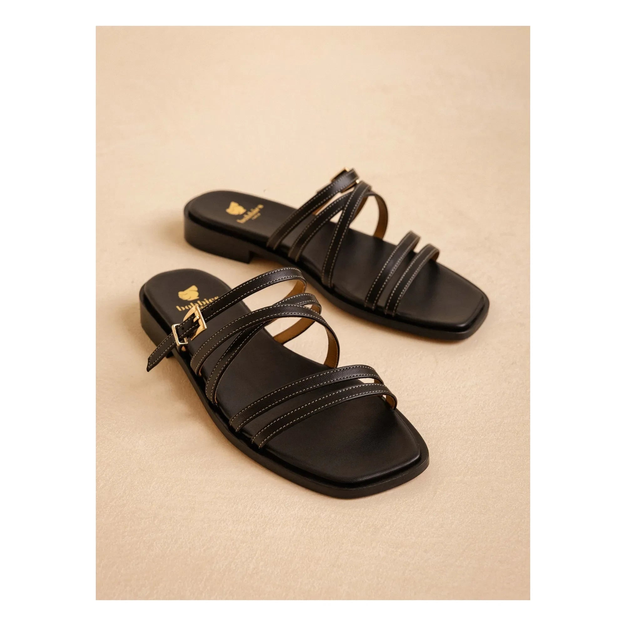 Bobbies - Sandalias de piel Isys | Negro