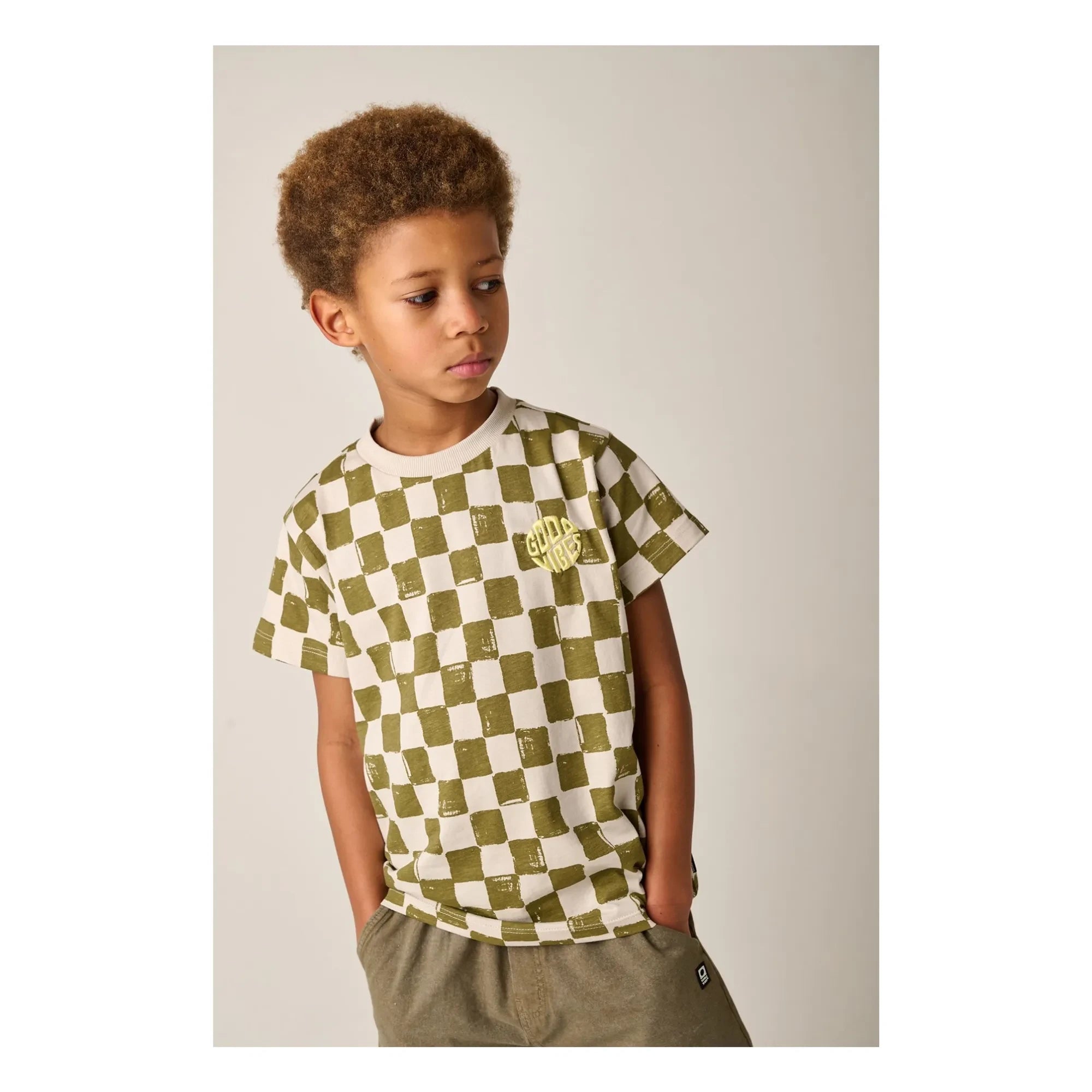 Tumble N'Dry - Camiseta suave de algodón orgánico | Marrón caqui