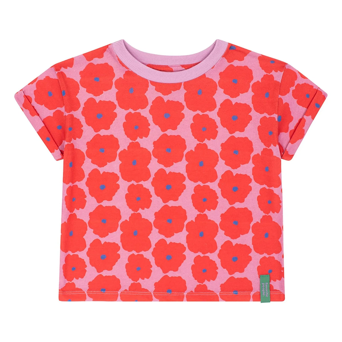 Favorite People - Camiseta Flowery Napoli | Rojo