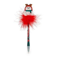 Legami - Bolígrafo Navideño con Oso Polar Iluminado - Escribir es Magia