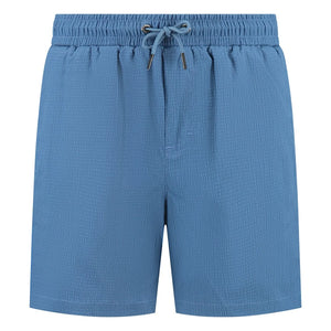 Beachlife - Bañador de natación Seersucker | Azul