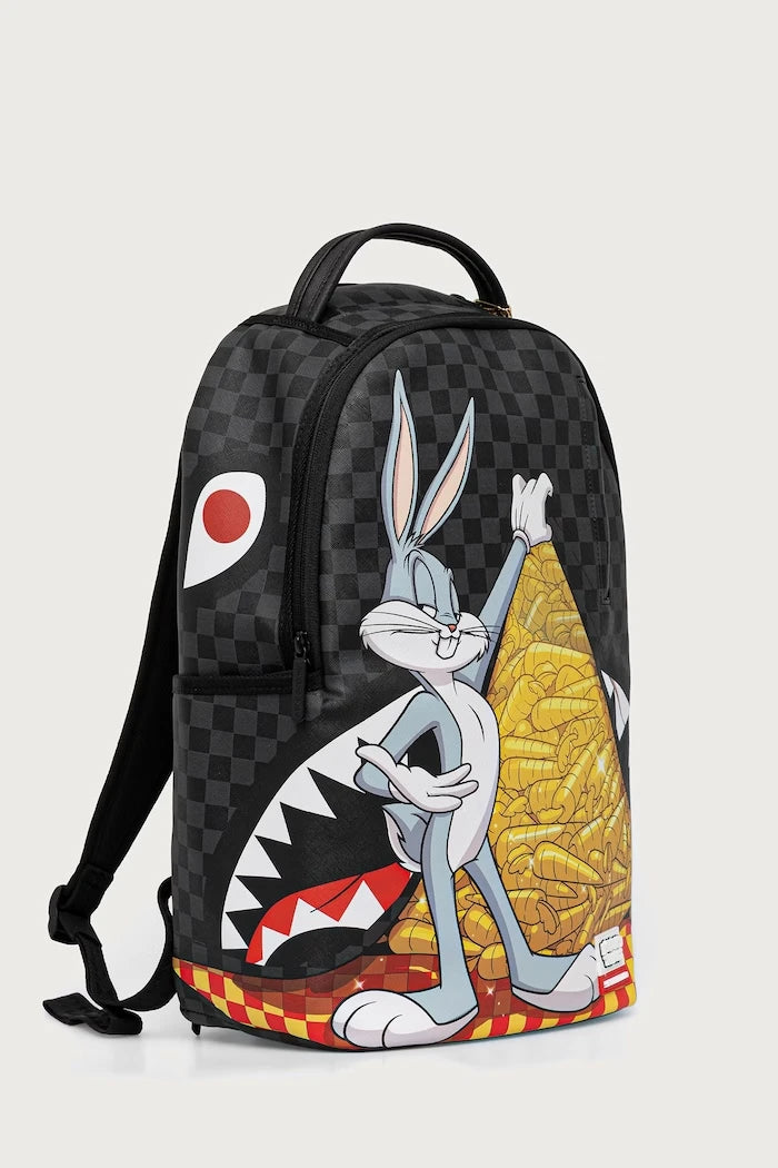 Sprayground - Mochila Negra con Patrón de Zanahoria de Looney Tunes 910B9177NSZ