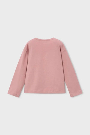 Blusa de manga larga de algodón para niños Mayoral