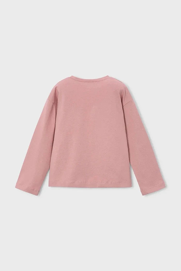 Blusa de manga larga de algodón para niños Mayoral