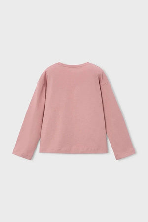 Blusa de manga larga de algodón para niños Mayoral