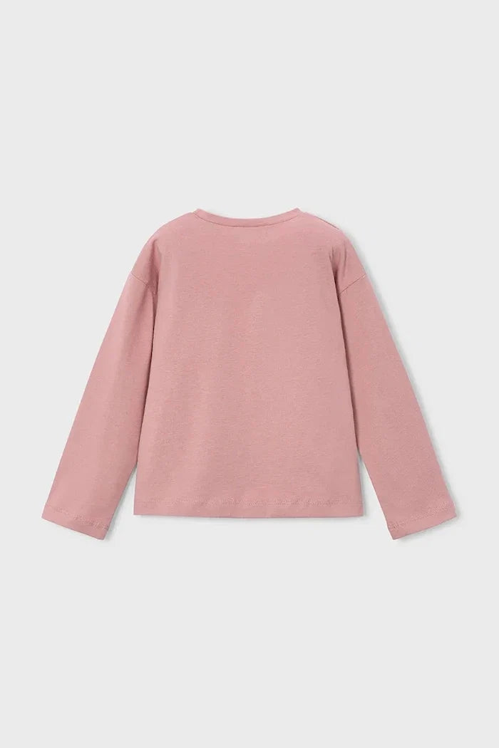 Blusa de manga larga de algodón para niños Mayoral