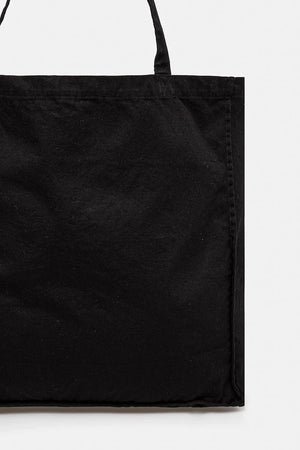 AllSaints BOLSO DE ALGODÓN GRANDE 46 x 42 x 19 cm