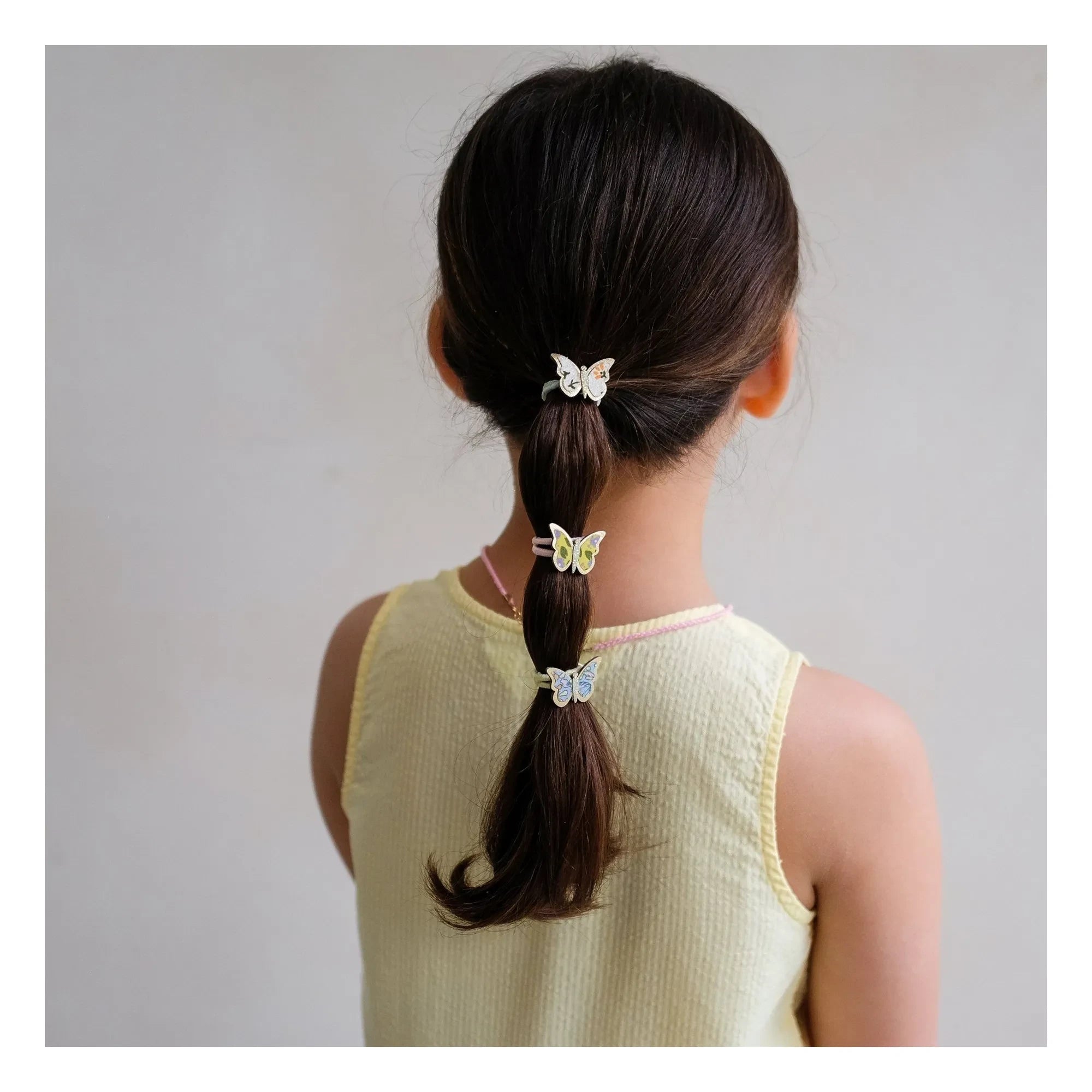 Mimi & Lula - Set de 6 Pinzas de Pelo con Flores | Azul Claro