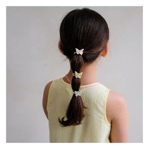 Mimi & Lula - Set de 6 Pinzas de Pelo con Flores | Azul Claro