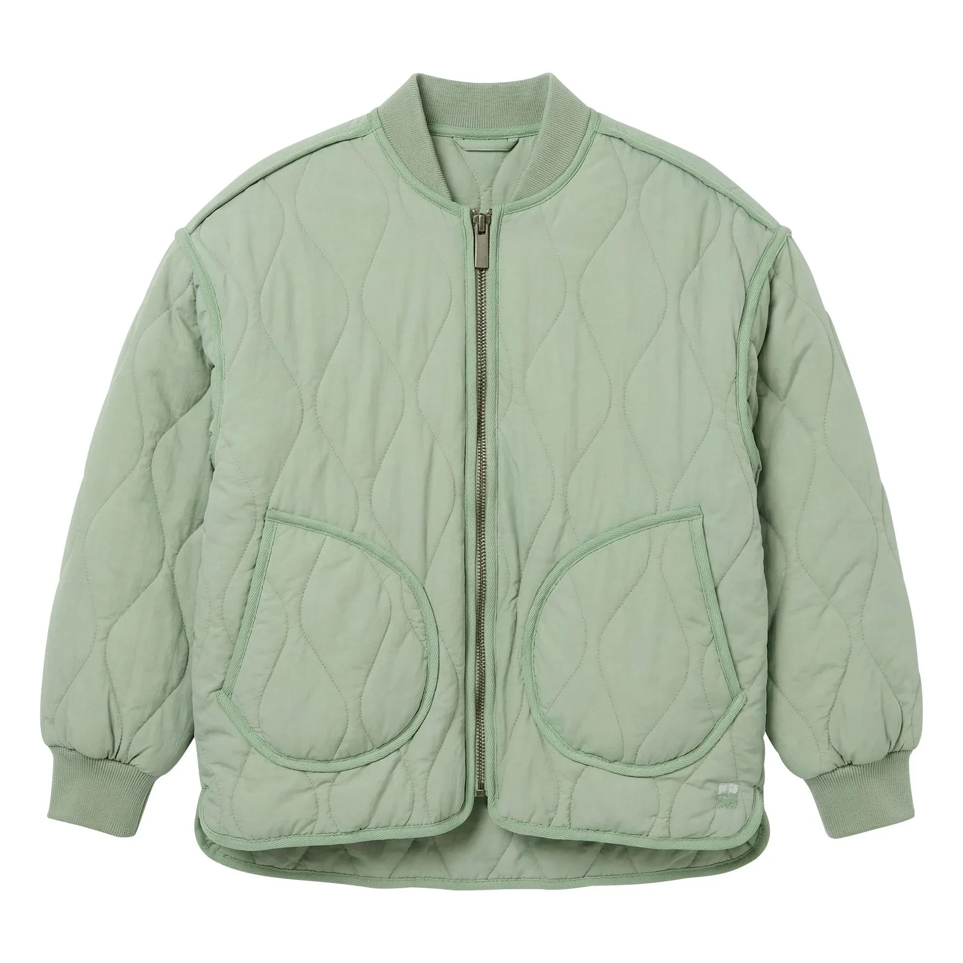 Hundred Pieces - Chaqueta bomber acolchada arrugada | Salvia