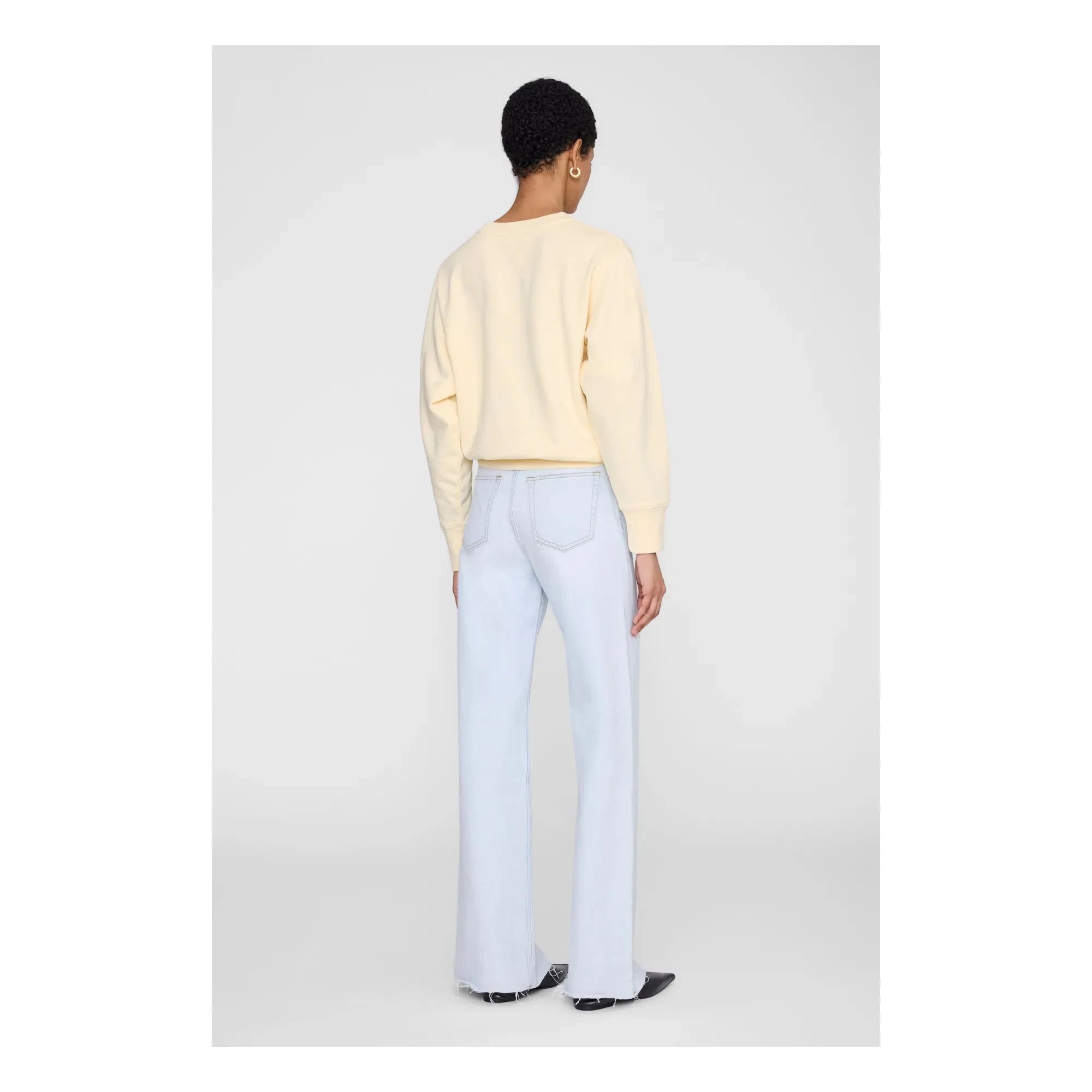 Anine Bing - Sudadera Harry | Amarillo pálido