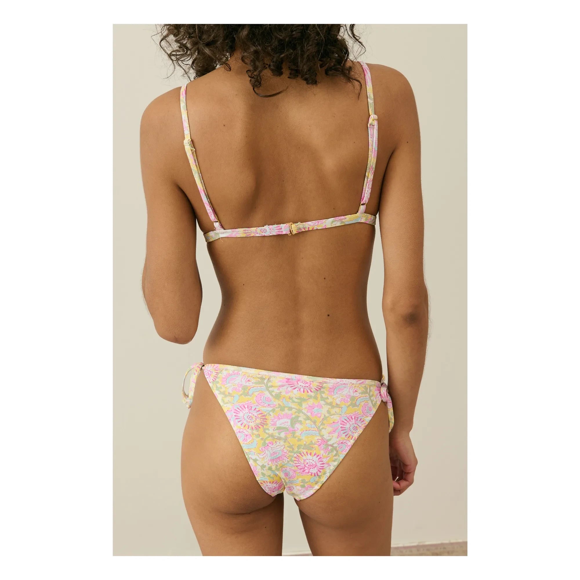 Louise Misha - Parte de abajo de bikini Lenora de fibra reciclada - Colección Mujer | Amarillo