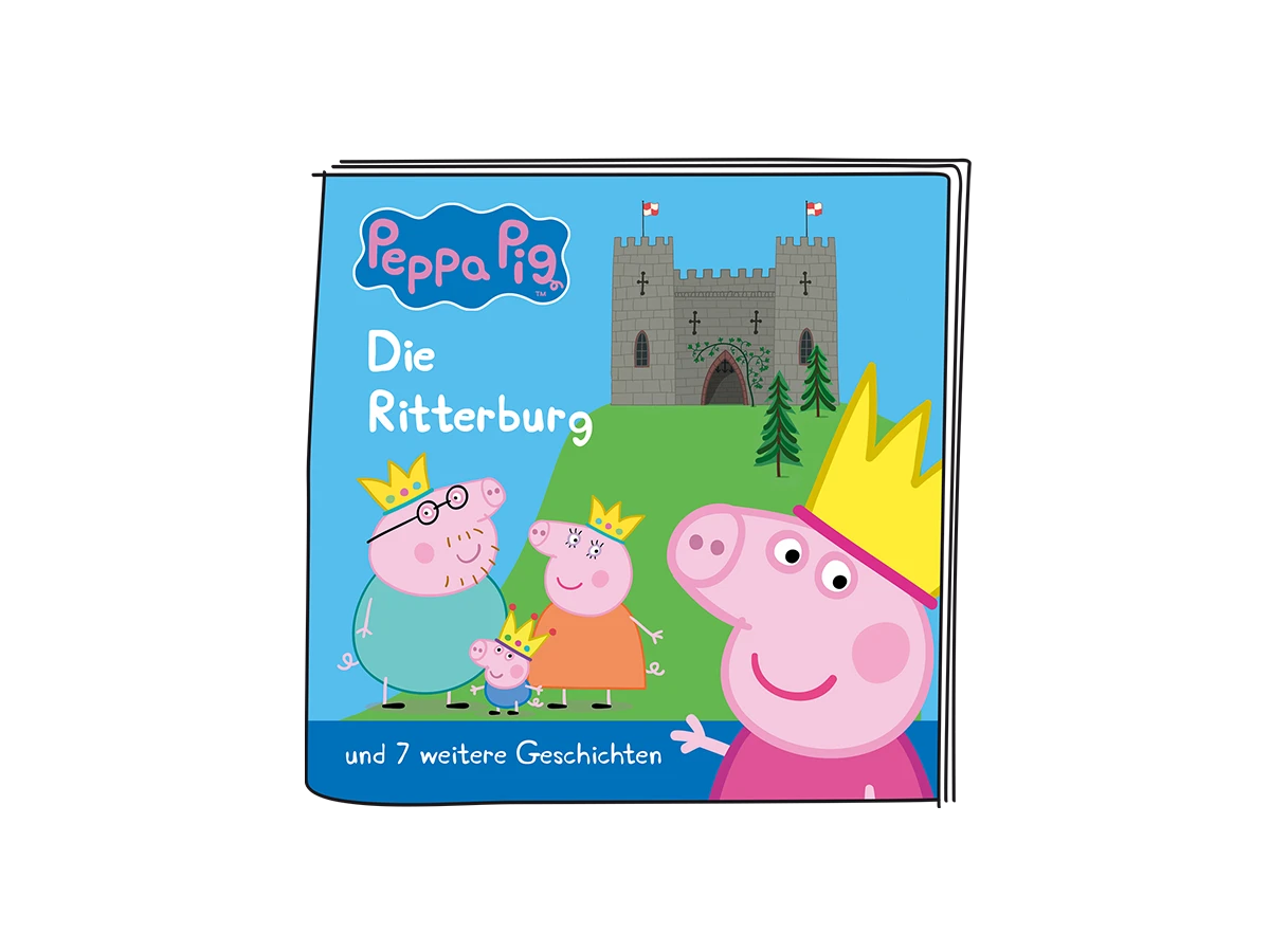 Tonies - Castillo del Caballero en Alemán y 7 Cuentos Más - Peppa Pig
