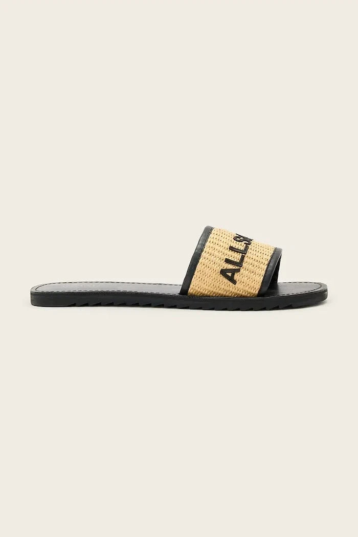 Sandalias deslizantes de piel Hoxton para mujer de AllSaints