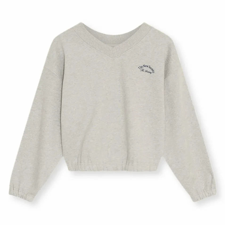 the new society - Sudadera de Algodón Mochi | Gris