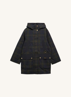 Barbour - Chaqueta impermeable Rotsea a cuadros | Negro