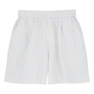 Skall Studio - Edgar Shorts de algodón a rayas | Azul