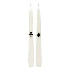 Anna + Nina - Play Your Cards Velas - Juego de 2 | Negro