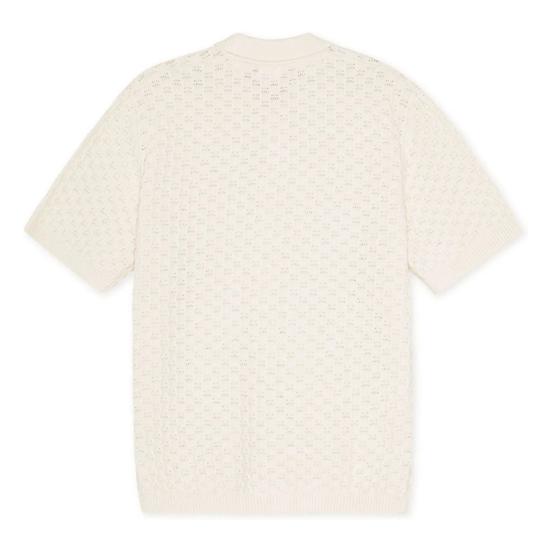 Les Deux - Camisa de manga corta de algodón orgánico Gespertus | Blanca