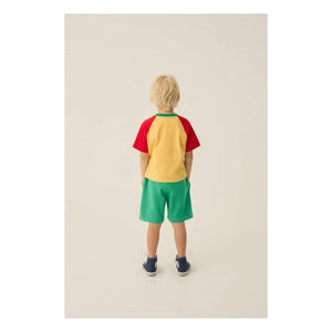 Camiseta extragrande The Campamento - León de algodón orgánico | Amarillo