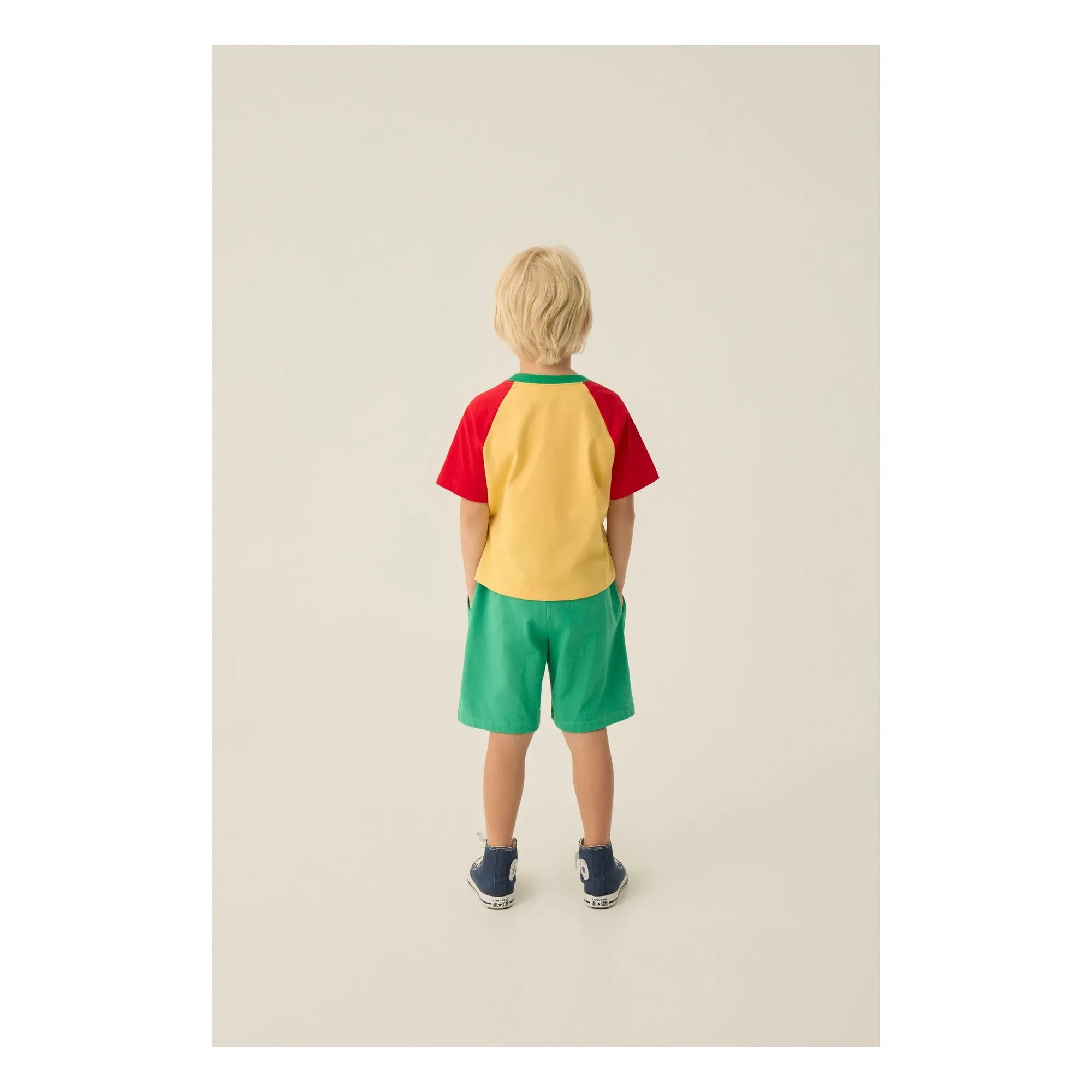 Camiseta extragrande The Campamento - León de algodón orgánico | Amarillo