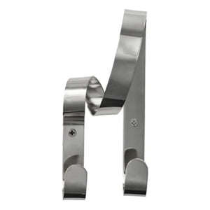 Broste Copenhague - Colgador de pared doble Ribbon | Plateado