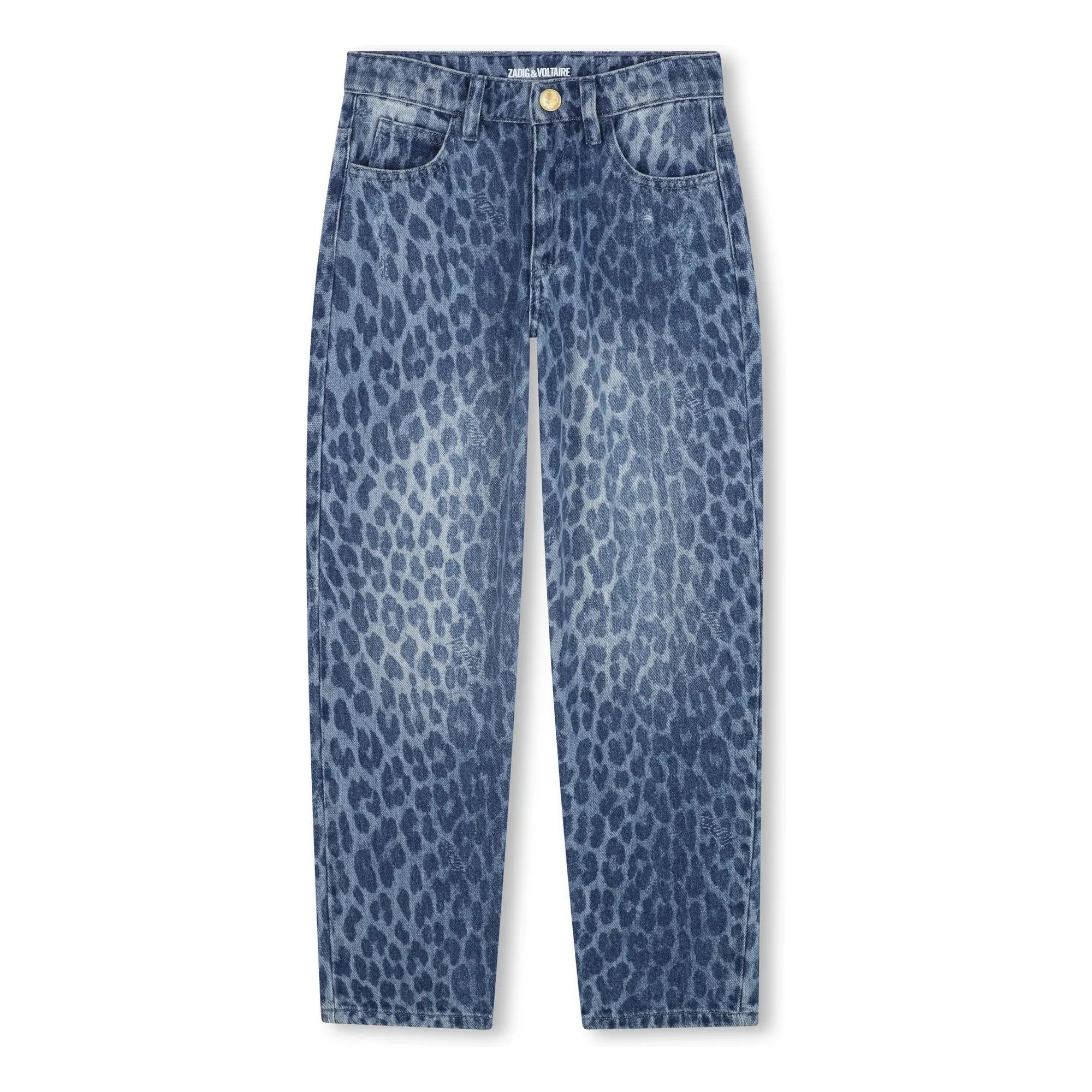 Zadig & Voltaire - Jeans vaqueros con estampado de leopardo | Denim