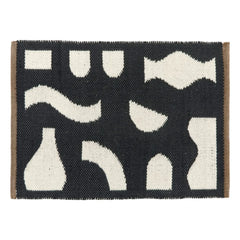 Broste Copenhagen - Felpudo Ceres PET | Negro