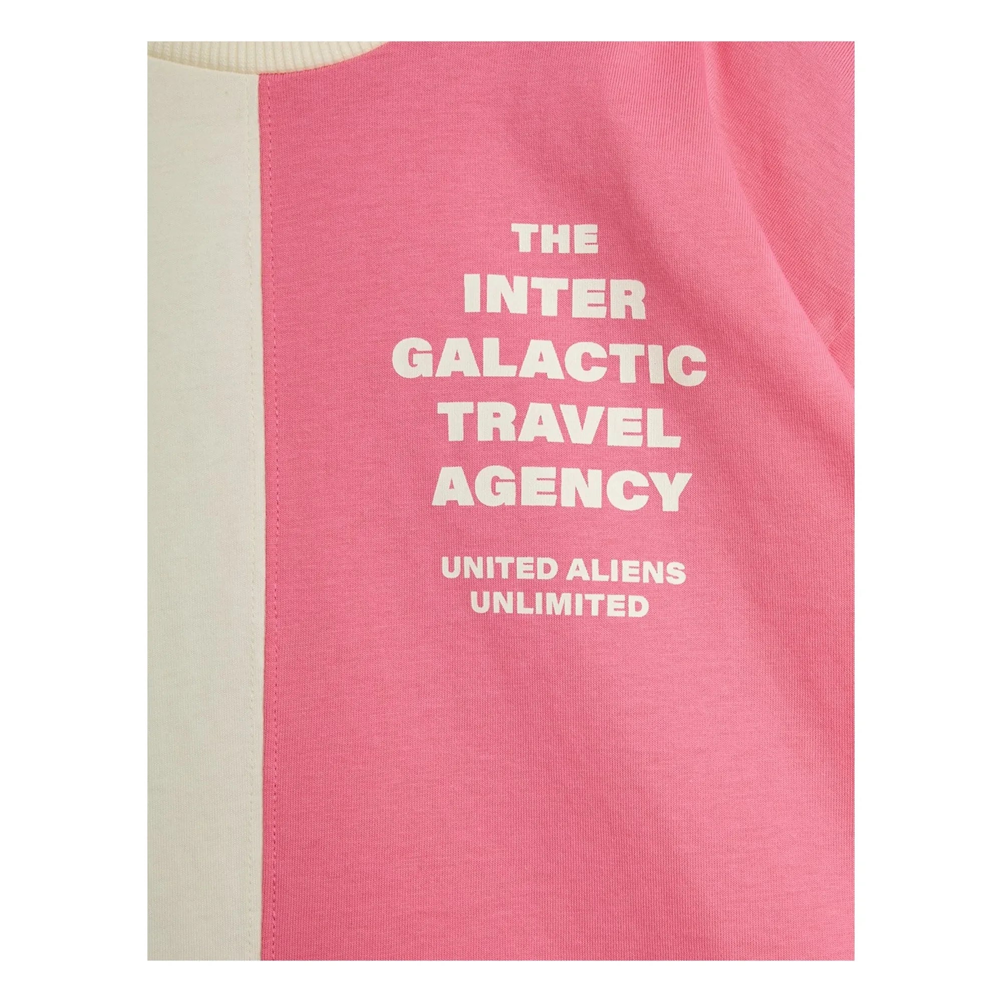 Mini Rodini - Camiseta dividida Algodón orgánico | Rosa