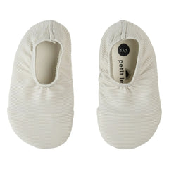 Petit Lem - Zapatos de agua con protección UV de fibra reciclada texturizada | Gris claro