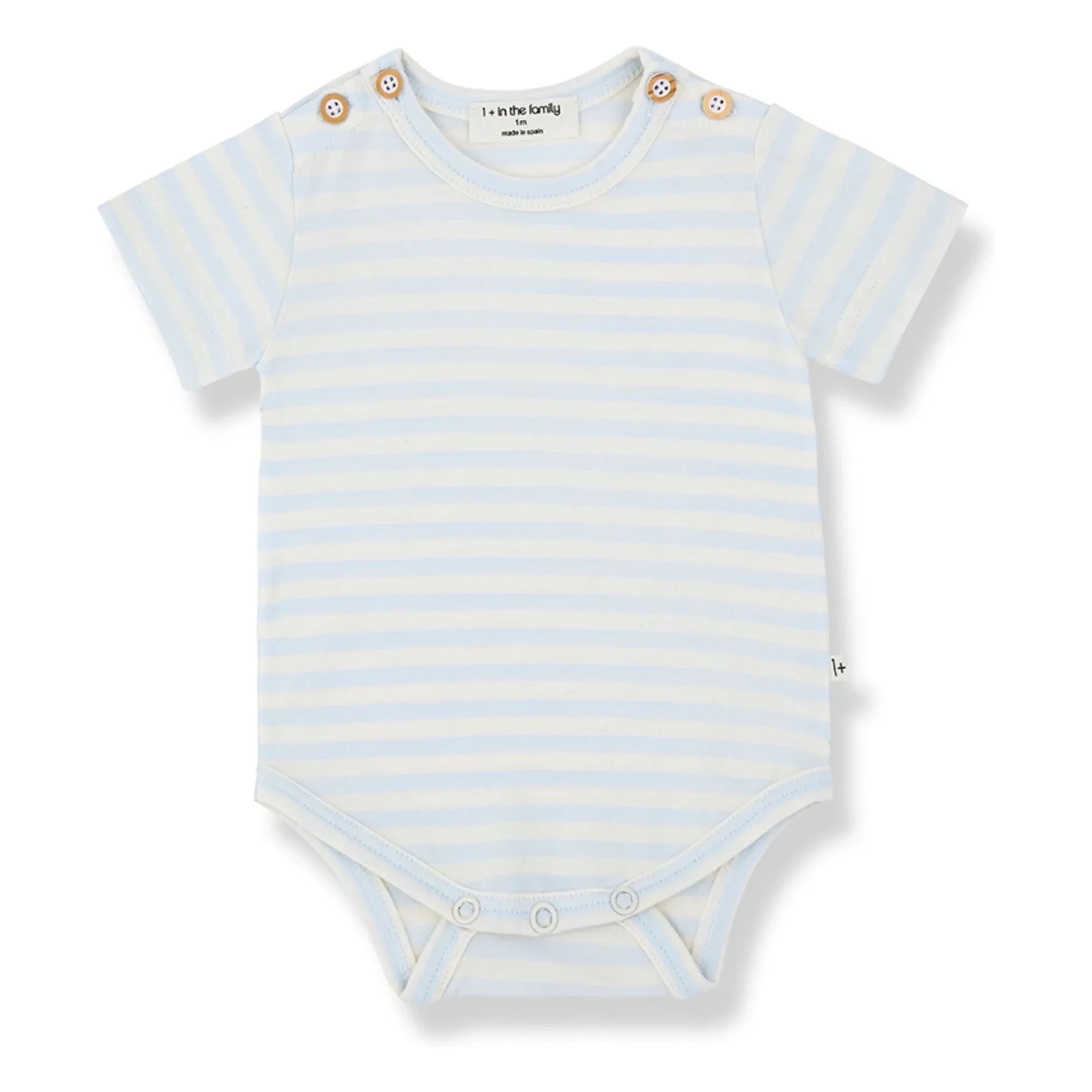 1+ in the family - Body Eloi Rayas | Azul claro