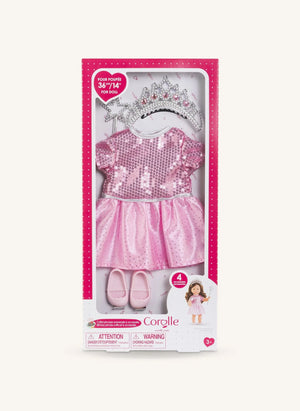 Corolle - Vestido de Cumpleaños de Princesa | Rosa