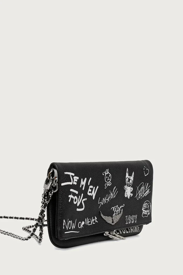 Cartera de mano de piel para mujer